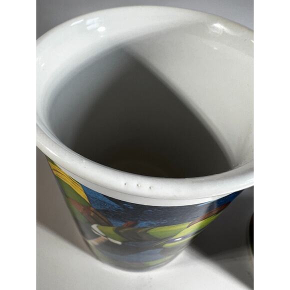 TMNT Teenage Mutant Ninja Turtles 2014 VIACOM Vintage Coffee Mug Set of 2 Cups - Picture 11 of 14